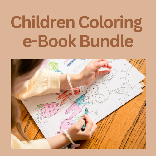 Children Coloring e-Book Bundle