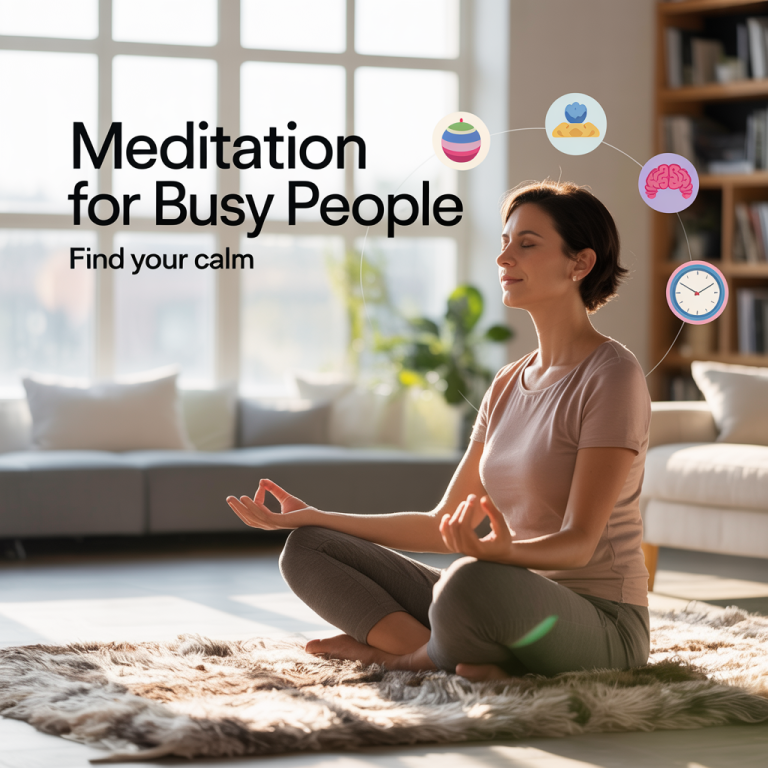Meditation for Busy People Online Certificate Course