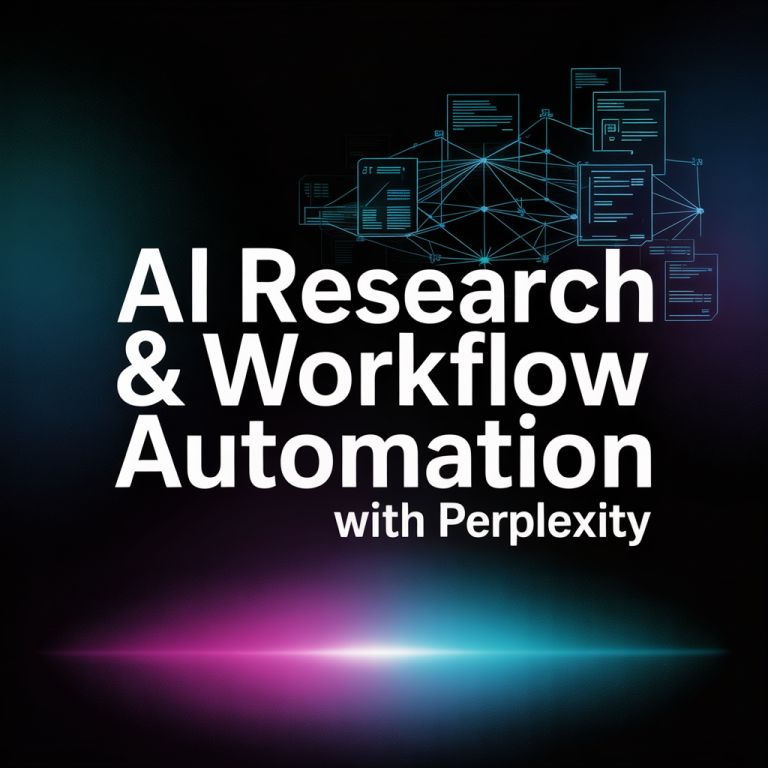 AI Research & Workflow Automation with Perplexity Online Certificate Course