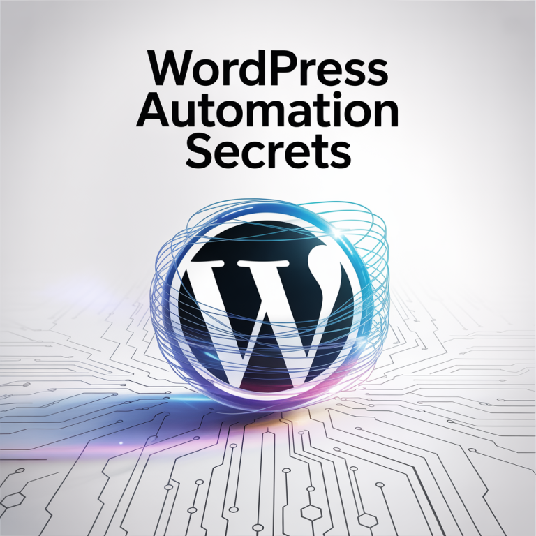 WordPress Automation Secrets Online Certificate Course