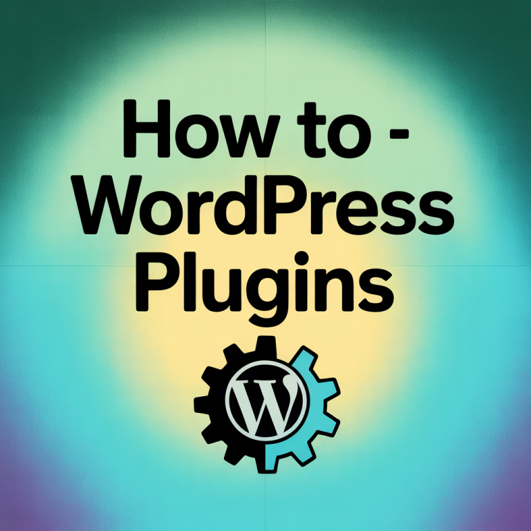 How To – WordPress Plugins Online Certificate Course