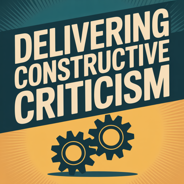 Delivering Constructive Criticism Online Certificate Course