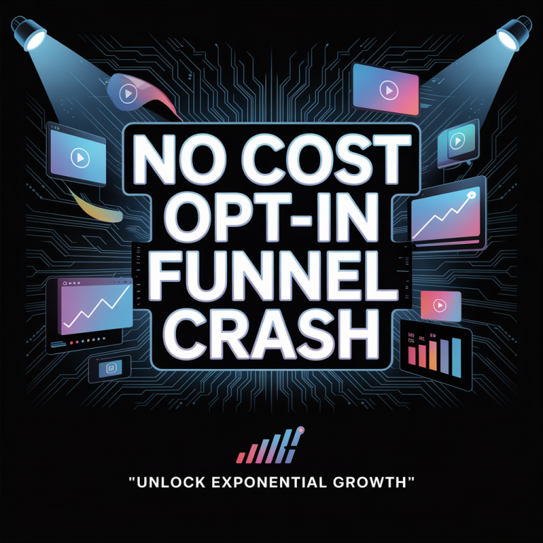No Cost Opt-in Funnel Crash Course Online Certificate Course